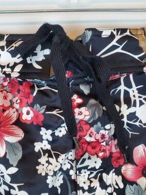 Xdye Japanese Island Floral Cargo Board Shorts 36 XL Mens Beach Swim Trunks Surf